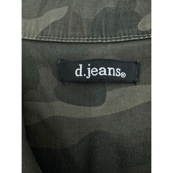 D. Jeans Camouflage Jacket Size 1X - Picture 4 of 7